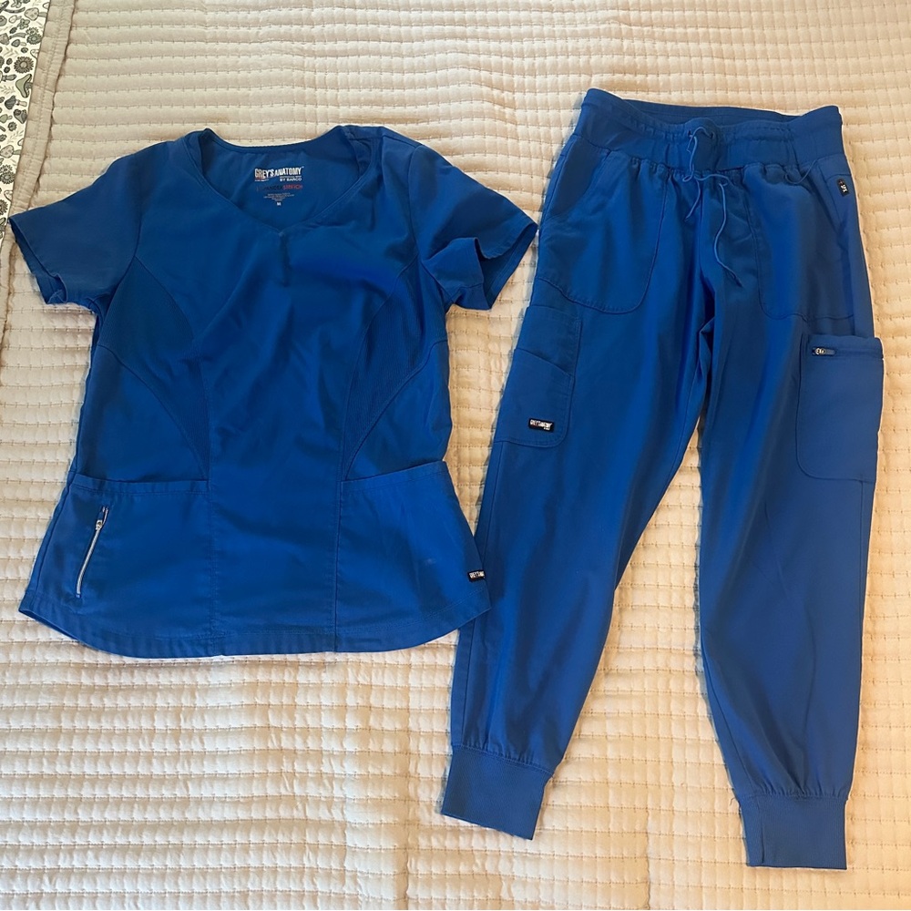 Grey's Anatomy Blue Jogger Track Pants